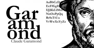Garamond-font